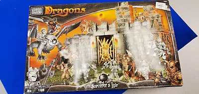 Mega Bloks Dragons Toy Set 9886 Sorcerer's Lair 2002 ..New Old Stock...unused • $57