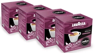 £25.99 • Buy Lavazza A Modo Mio Lungo Dolce Eco Cap Compostable Capsules / Pods -  64 Pods