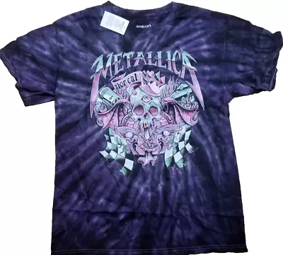 Metallica Tie Dye Men's T-Shirt Licensed Metal Rock Guitar Medium New W Tags • $19.95