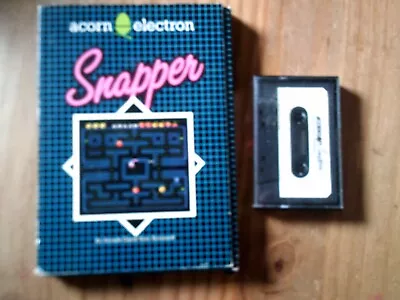 Snapper For Acorn Electron - Tested & Working Vintage Cassette In Big Box • £6.99