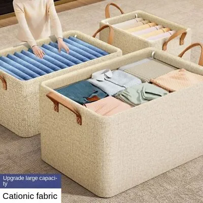 Thicken Clothing Storage Box Large Capacity Wardrobe Organizer • £10.10