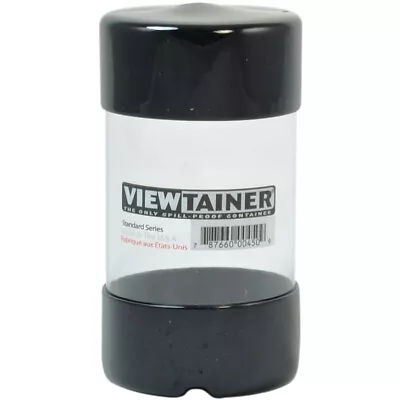 Viewtainer Slit Top Storage Container 2.75 X5  Black • $11.41