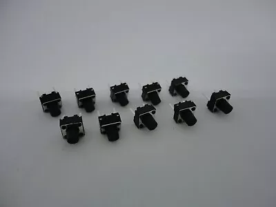 10 Pcs Pack Lot 6x6x7mm Momentary Push Micro Button Tactile Switch DIP 2 Pins • $10.82