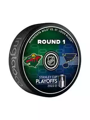 2022 Stanley Cup Playoffs Dueling Puck Minnesota Wild St. Louis Blues • $9.99