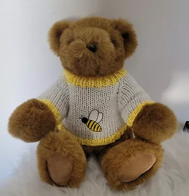 1980s Vintage Vermont Teddy Bear Company Plush 12.5  Tall With Posable Limbs • $15.99