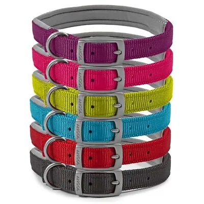 Ancol Padded Nylon Dog Collar Or Lead Soft & Strong Puppy Heritage In 6 Colours • £8.29