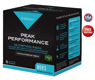 Melaleuca Peak Performance Men's Nutrition Pack: Complete Wellness In Packets • $125