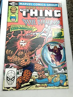Marvel Comics Two-in-One #79 Thing/Blue Diamond 1st App. Star Dancer 1981 NM- • $8.50