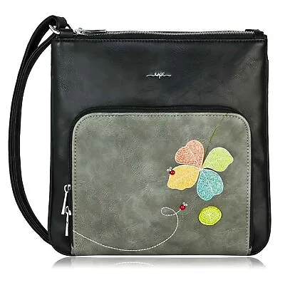 ESPE Scarlet Vegan Leather Messenger Handbag -  • $45