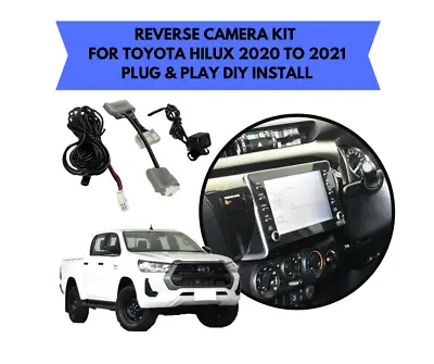 $199 • Buy Reverse Camera Kit For Toyota Hilux Factory Screen 2020 To 2022 SR Workmate & SR