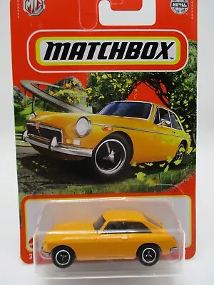 2022 Matchbox 1:64-1971 MGB GT Coupe - Yellow New On Card - 73/100 • $2.50