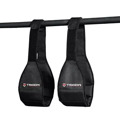 Ab Straps For Pullup Bar Attachment & Abdominal Muscle Building Hanging Workout • $27.74