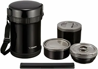 Zojirushi Keeping Warm Lunch Box About 3 Rice Bowls SL-GH18-BA NEW From Japan • $89.67