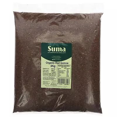 £21.06 • Buy Suma | Quinoa, Red - Organic | 1 X 3kg