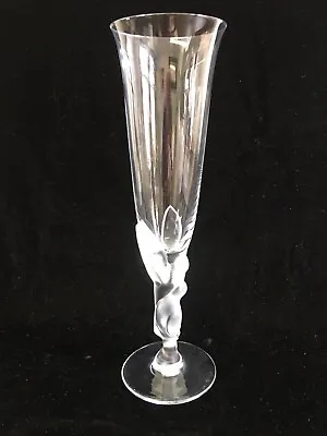 Igor FABERGE Love Birds Frosted Stem Champagne Flute Wedding Toasting Goblet  • $16