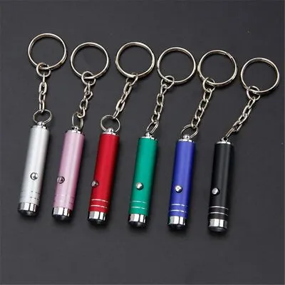 Light Lamp Micro LED Flashlight Keychain Torch Outdoor Camping Durable • £5.24