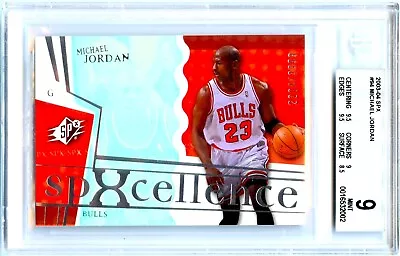 Michael Jordan 2003-04 Upper Deck Spx Spxcellence Sp 2204/3999 Bgs 9 Mint Bulls • $43