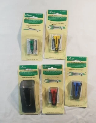$38.11 • Buy Clover Bias Tape Makers - 5 Sizes