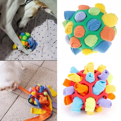 £8.89 • Buy Pet Dog Snuffle Ball Sniffing Treat Foraging Puzzle Feeder Toy Nose Training Toy