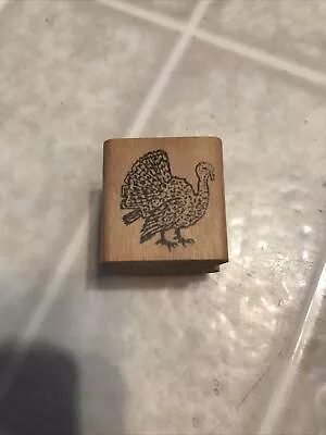 Vintage 1993 Thanksgiving Turkey Rubber Stamp By IMAGE ENCORE • $9.65