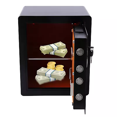 Biometric Fingerprint Fireproof Safe Box Digital Security Lock Home Office • $99.28