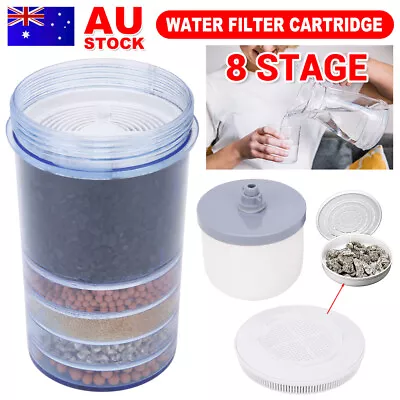 8 Stage Water Filter Cartridge Replacement Mineral Carbon Cooler Purifier System • $24.95