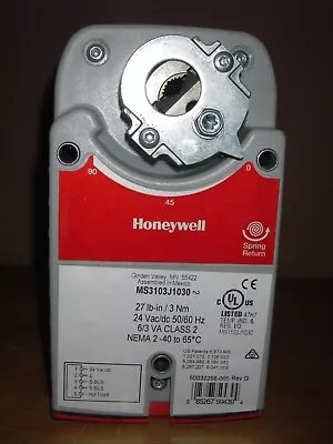 Honeywell MS3103J1030 Spring Return Direct Coupled DAMPER ACTUATOR. 24V AC/DC • $68