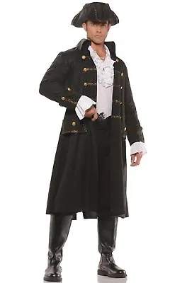 Underwraps Captain Darkwater Pirate Nautical Adult Mens Halloween Costume 28480 • $59.99