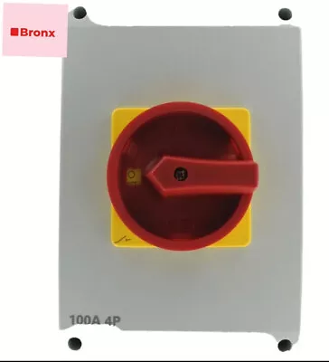 Rotary Isolator Switch 4 Pole 20amp 32amp 40amp 63amp 100amp • £0.99
