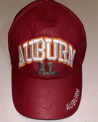 Auburn Al Hat Cap Strap Back Burgundy • $8.99
