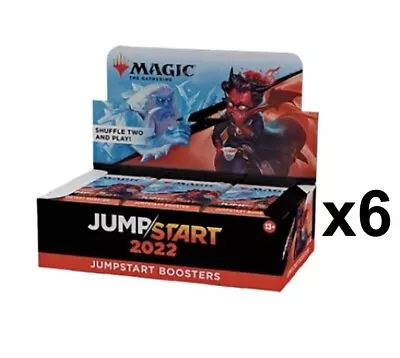 SEALED CASE! 6x Jumpstart 2022 Booster Box MTG SEALED • $524.46