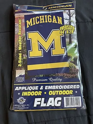 Michigan Wolverines Banner/House Flag Applique 44 X 28  Heavy Duty • $12