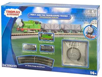 Bachmann 24030 Percy & Troublesome Trucks Train Set N GAUGE 1:160 (WITH UK PLUG) • £199.49