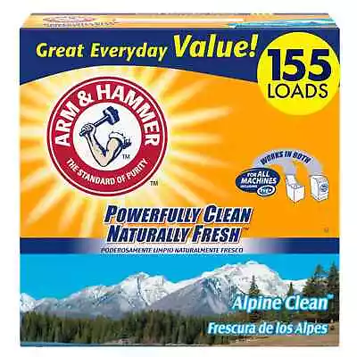 Arm & Hammer Powder Laundry Detergent Alpine Clean 155 Loads - NEW • $25