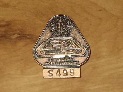 1974 Indy 500 Indianapolis Motor Speedway Pit Pass Pin • $9.95