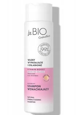 BeBio Natural Strengthening Shampoo For Falling Out And Weakened Hair 300ml • £12.75