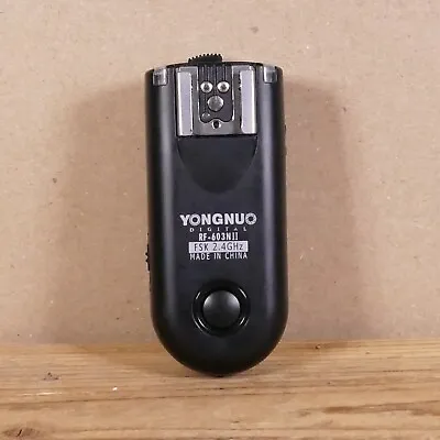 Yongnuo RF-603N II Wireless Flash Trigger - See Description • £19.95