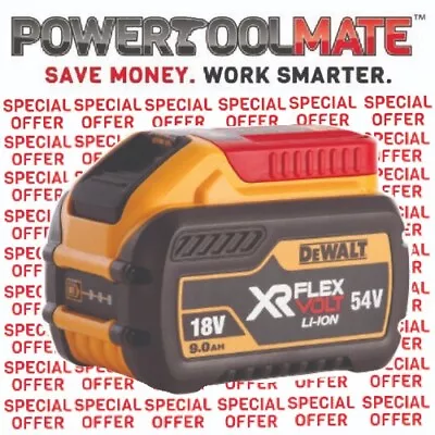 DeWalt DCB547 XR FLEXVOLT Convertible 18v/54v Lithium-Ion 9.0Ah Battery • £133.99