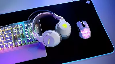 Roccat Elo Air White Gaming Headset 7.1 Surround Sound Wireless PS4 PS5 Switch • £36.75