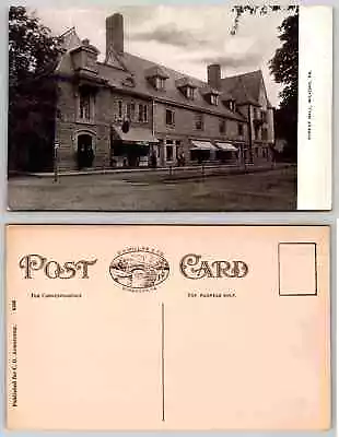 Vintage Postcard - Pharmacy & Forest Hall On Broad Street MILFORD PA 1907 • $7.85