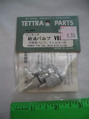 Tettra Parts 4444 Branch Type Fuel Valve With Filter RC R/C Plane Airplane • $14.99