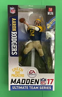 Aaron Rodgers Mcfarlane Figure Madden 17 Ultimate Team Series Green Bay Packers • $34.99