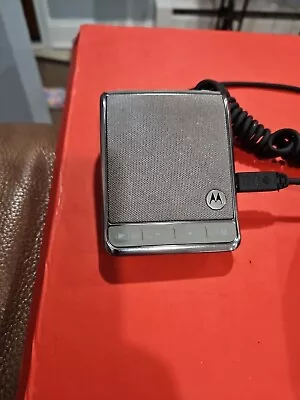 Motorola Roadster 2 Universal Bluetooth Speakerphone TZ710 W/car Charger Tested! • $25