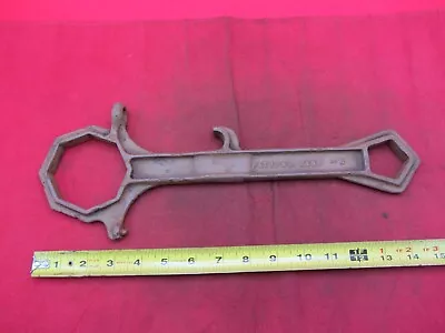 Vtg Unmarked Fire Hydrant Multi Wrench Fireman Truck Tool • $39.99