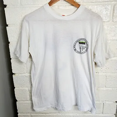 Vintage 20th World Parachuting Championship Yugoslavia White T-Shirt  *READ* • $29.98