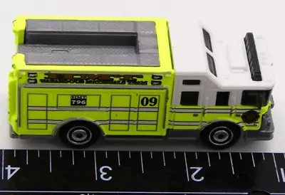 2009 Matchbox Hazard Squad Diecast Car Toy Fire Truck Neon Yellow • $7.95