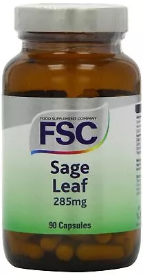 FSC Sage Leaf 285mg 90 Capsules • £10.54