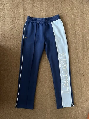 £35 • Buy Lacoste Tracksuit Bottoms - Blue - Size M