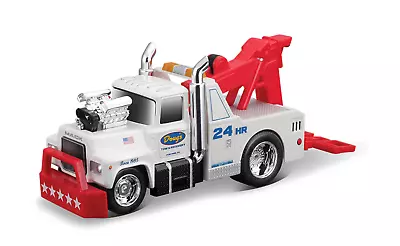 Maisto 1:64 White 1980 Mack R685ST Tow Truck Model Toy Metal Diecast Car • $24.99