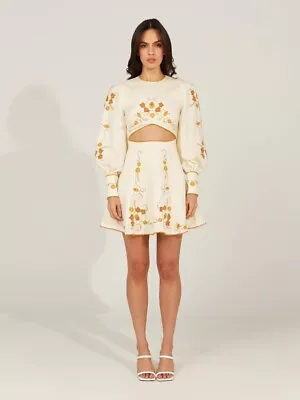 Bnwt Alice Mccall Vanilla Bean Lera Mini Dress - Size 8 Au/4 Us (rrp $499) • $240